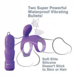 Fantasy C-Ringz - Anello per il Pene con Vibrazione, Silicone, Estensibile, Viola, Stimolante