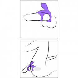 Fantasy C-Ringz - Anello per il Pene con Vibrazione, Silicone, Estensibile, Viola, Stimolante