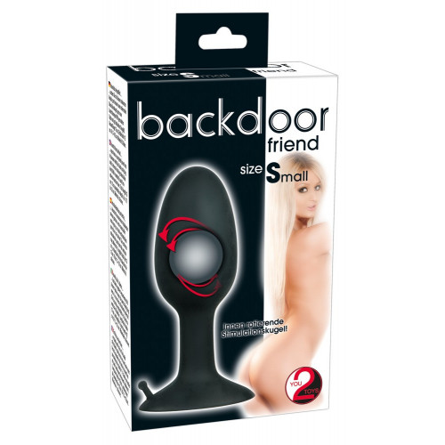 Backdoor Friend - Plug Anale in Silicone, Sfera...
