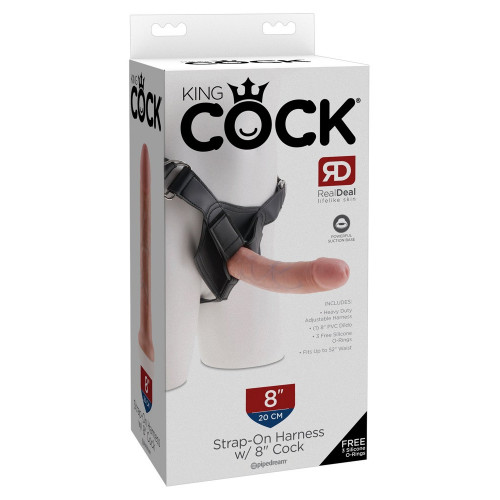 King Cock Strap 8 - Strap On con Dildo...