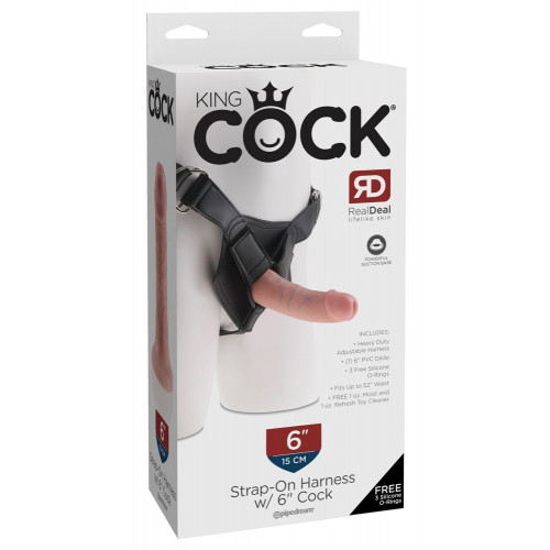 King Cock - Strap On con Dildo Realistico,...