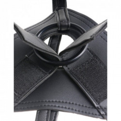 King Cock - Strap On con Dildo Realistico, Silicone Rosa, Simil Pelle Vera