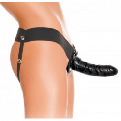 Fetish Fantasy For Him or Her Hollow - Strap On con Dildo Realistico, Nero, 15 cm, Ø 3,5 cm