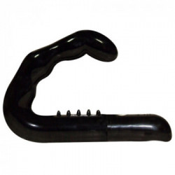 NMC Ebony - Vibratore per la Prostata, con Batterie, Ergonomico, Nero