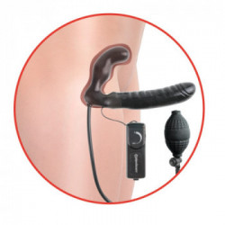 Fetish Fantasy Series Deluxe Vibrating Penetrix - Strap On con Vibrazione, Dildo Gongiabile, Richiede Batterie