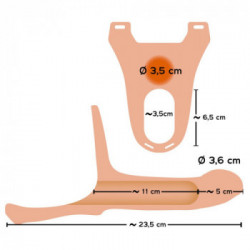 You2Toys Silicone Strap 5 Medium - Strap On con Dildo Realistico
