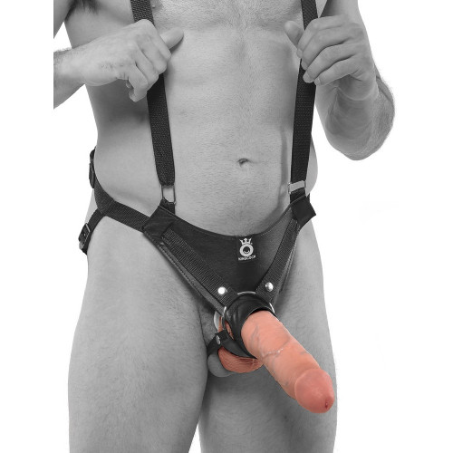 King Cock Hollow 10 Suspender - Strap On con...