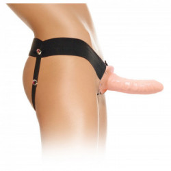 Fetish Fantasy For Him or Her Hollow - Strap On con Dildo Realistico, 15 cm, Ø 3,5 cm