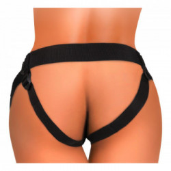 King Cock Elite - Strap On con Dildo Realistico, con Cinghie, Silicone Simil Pelle, Rosa, Lungo 17 CM