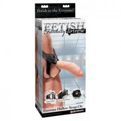 Fetish Fantasy Extreme Extreme Hollow - Strap On con Dildo Realistico, 18 cm, Ø 7 cm