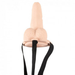 You2Toys Vibrating Sleeve - Strap On con Vibrazione, Dildo Realistico, Ricaricabile