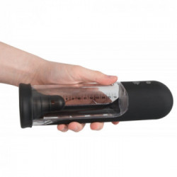 Rebel - Pompa per il Pene Automatica, Silicone, Cilindro Trasparente, Stimolante, Lungo, 24 cm