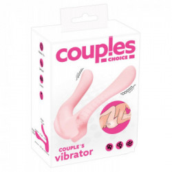 Couples Choice - Vibratore per Coppie, Unisex, Silicone, Rosa, Ricaricabile