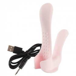Couples Choice - Vibratore per Coppie, Unisex, Silicone, Rosa, Ricaricabile