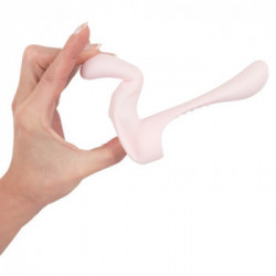 Couples Choice - Vibratore per Coppie, Unisex, Silicone, Rosa, Ricaricabile