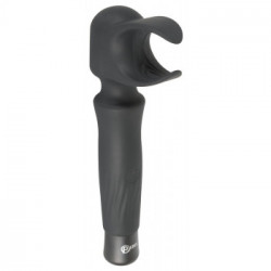  Rebel Men's - Massaggiatore con Pinze, Vibratore, Nero, Silicone