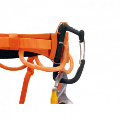 Petzl C036BA03 HIRUNDOS Taglia L Arancione - Imbracatura d’arrampicata leggera e confortevole per la performance in