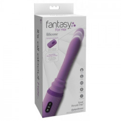 Fantasy For Her - Vibratore Riscaldante, Funzione Shock, Rimovibile, Silicone