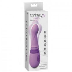 Fantasy Personal Sex Machine - Vibratore Riscaldante, Sex Machine, Lungo, Viola, Impermeabile, 21 cm