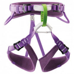 Petzl C015AA01 MACCHU Viola - Imbracatura bassa regolabile per bambini con peso inferiore a 40 kg