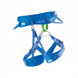 Petzl C015AA01 MACCHU Viola - Imbracatura bassa regolabile per bambini con peso inferiore a 40 kg