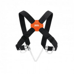 Petzl C027AA00 EXPLO - Bretelle di posizionamento per CROLL, con portamateriale