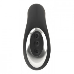 Rebel - Plug Anale, Remote Contro, Nero, Ergonomico, Ricaricabile