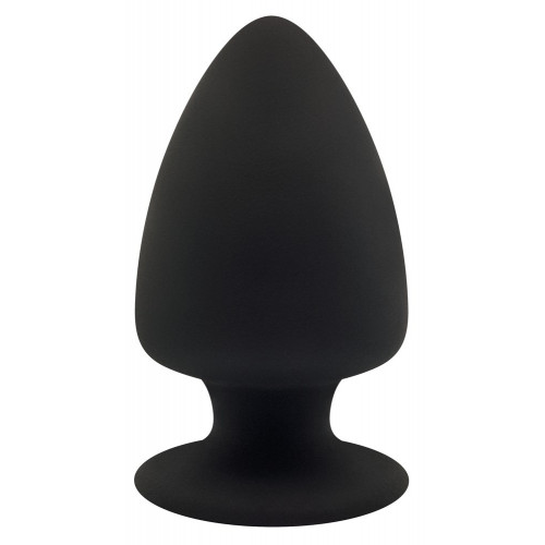 SILEXD - Plug Anale, a Punta, Nero, Silicone