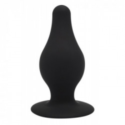 SILEXD - Plug Anale , Nero, Punta Stretta, Silicone, Doppia Densità