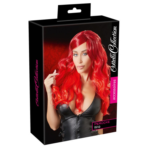 Cotelli Collection Wig Red - Parrucca, Capelli...