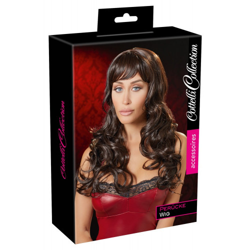 Cottelli Collection Long Dark Brown Wig -...