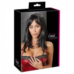 Cottelli Collection Long Black Wig - Parrucca Nera, Capelli Lunghi