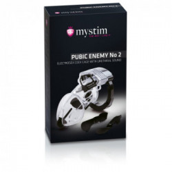 MyStim Pubic Enemy No 2 - Elettrostimolatore per il Pene, 12 cm