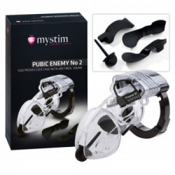 MyStim Pubic Enemy No 2 - Elettrostimolatore per il Pene, 12 cm