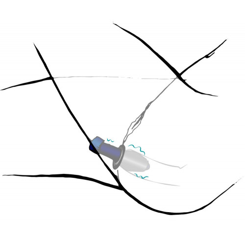 You2Toys - Plug Anale con Tappo, Nero, Silicone,