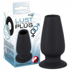 You2Toys - Plug Anale con Tappo, Nero, Silicone,