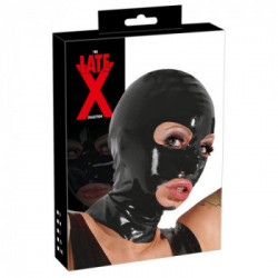 Late X Latex Mask - Maschera il Lattice, Occhi e Bocca Aperti