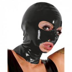 Late X Latex Mask - Maschera il Lattice, Occhi e Bocca Aperti