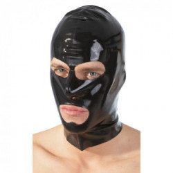 Late X Latex Mask - Maschera il Lattice, Occhi e Bocca Aperti
