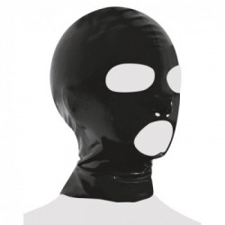 Late X Latex Mask - Maschera il Lattice, Occhi e Bocca Aperti
