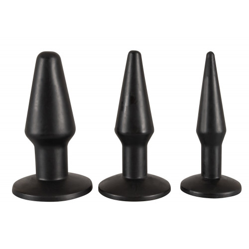 You2Toys - Plug Anale, Set 3 Pz, Nero, Tappo Anale
