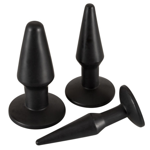You2Toys - Plug Anale, Set 3 Pz, Nero, Tappo Anale