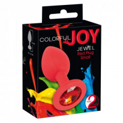 You2Toys - Plug Anale, Rosso, Silicone, Con Gioiello