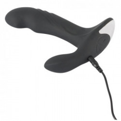 Rebel - Vibratore Anale, Nero, Silicone, Stimolante, Lungo