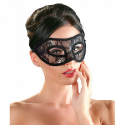 Cottelli Accessoires - Mascherina, copri Occhi, Pizzo Fine, Nera
