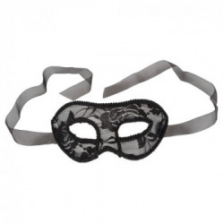 Cottelli Accessoires - Mascherina, copri Occhi, Pizzo Fine, Nera