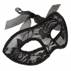 Cottelli Accessoires - Mascherina, copri Occhi, Pizzo Fine, Nera