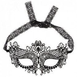 Cottelli Accessoires - Mascherina, per Giochi Erotici, Nera, Poliestere