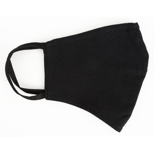 Noir Handmade - Mascherina, in Cotone, Nera