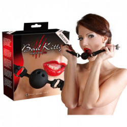 Bad Kitty Silicone Gag Small - Costrittivo per la Bocca con Palla in Silicone